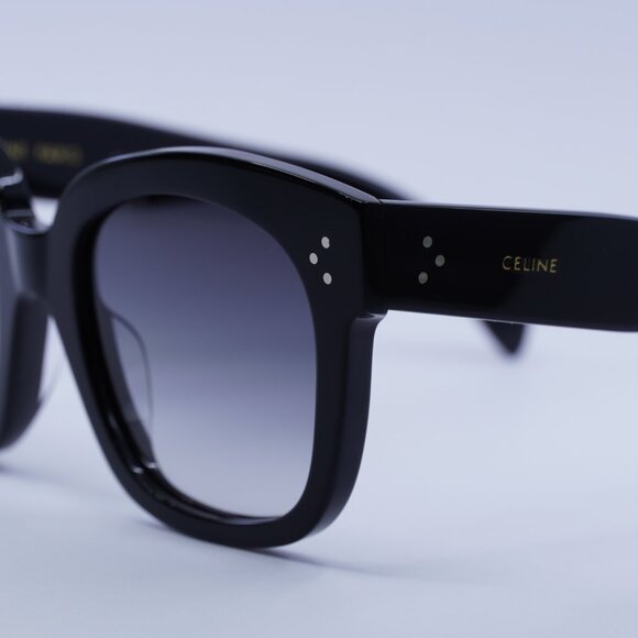 🕶️ New Celine Cl4002UN 01B Sunglasses Black Frame, Smoke Lenses